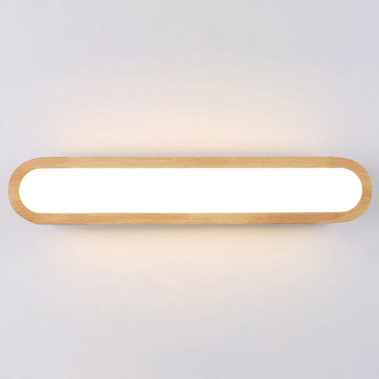 Sleek LED Wall Sconce with Acrylic Diffuser - Ideal for Hallways