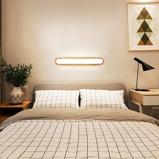 Sleek LED Wall Sconce with Acrylic Diffuser - Ideal for Hallways