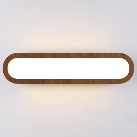 Sleek LED Wall Sconce with Acrylic Diffuser - Ideal for Hallways