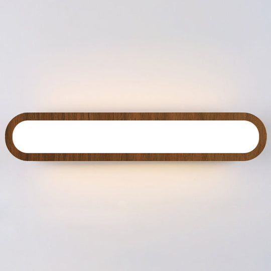 Sleek LED Wall Sconce with Acrylic Diffuser - Ideal for Hallways