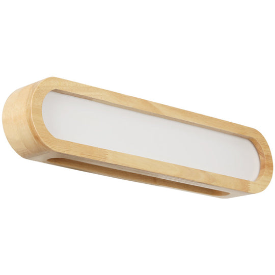 Sleek LED Wall Sconce with Acrylic Diffuser - Ideal for Hallways