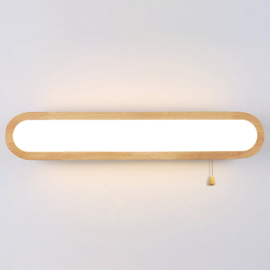 Sleek LED Wall Sconce with Acrylic Diffuser - Ideal for Hallways
