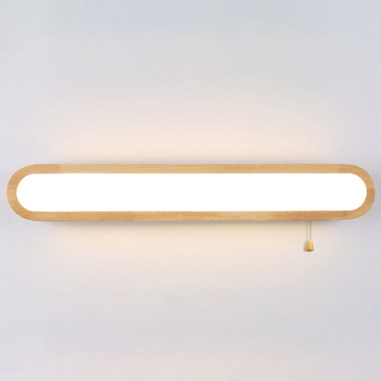 Sleek LED Wall Sconce with Acrylic Diffuser - Ideal for Hallways