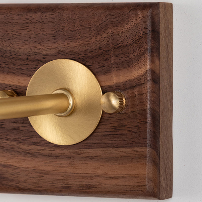 Industrial Adjustable Wall Light Fixture - Metal Gold Plated Sconce Lighting, Faucet-Like Design