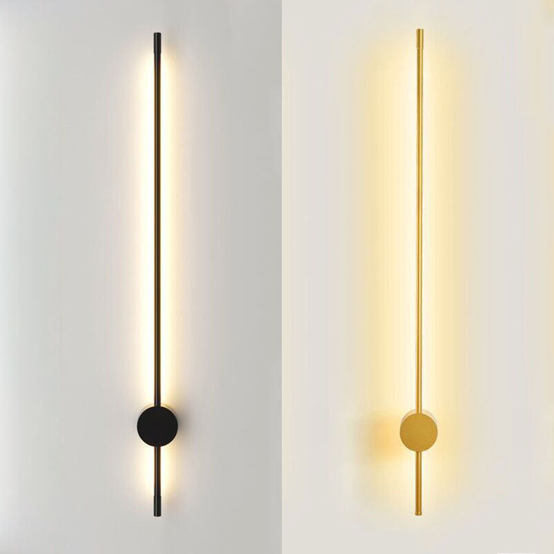 Minimalist LED Stair Sconce: Slim Aluminum Wall Light Fixture