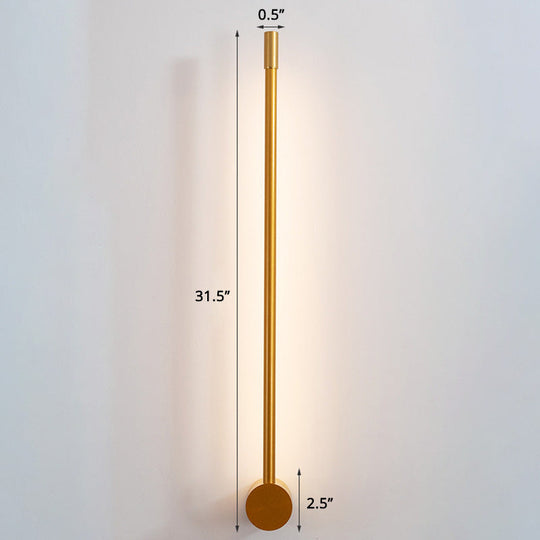 Minimalist LED Stair Sconce: Slim Aluminum Wall Light Fixture