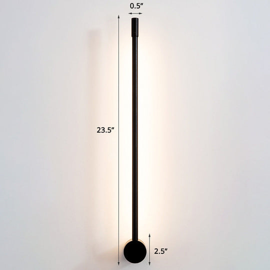 Minimalist LED Stair Sconce: Slim Aluminum Wall Light Fixture