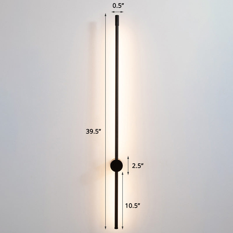 Minimalist LED Stair Sconce: Slim Aluminum Wall Light Fixture