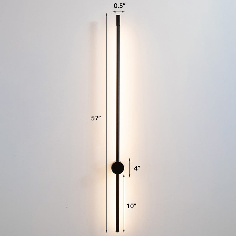 Minimalist LED Stair Sconce: Slim Aluminum Wall Light Fixture