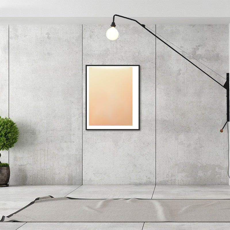 Industrial Black Metal Wall Sconce with Open Bulb Design for Fishing Rod Lamp Fixture