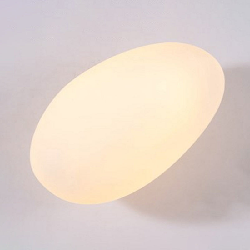 Frosted Glass Cobblestone Wall Sconce: Art Deco 1-Light Mount for Living Room