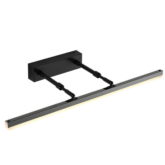 Sleek Metal LED Bathroom Sconce with Extendable Arm – Minimalist Vanity Lighting Fixture