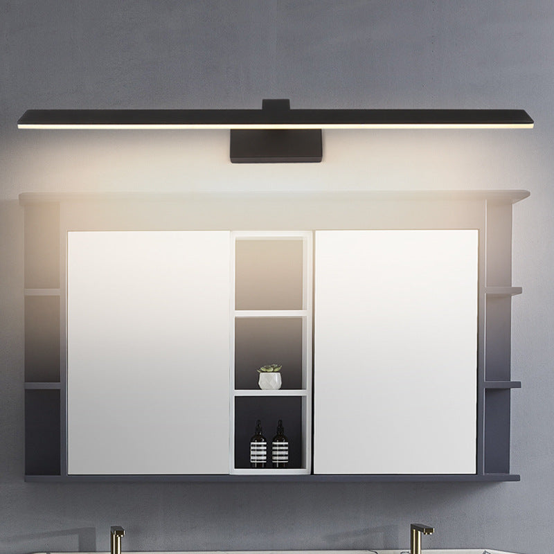 Minimalistic LED Mirror Light: Bar Shaped Acrylic Vanity Wall Fixture