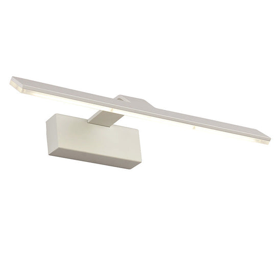 Minimalistic LED Mirror Light: Bar Shaped Acrylic Vanity Wall Fixture