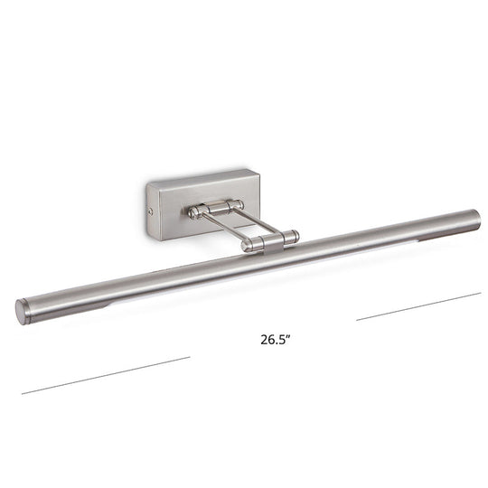 Vintage Rotatable Tubular Vanity Wall Sconce - Metal LED Wall Mount Lighting