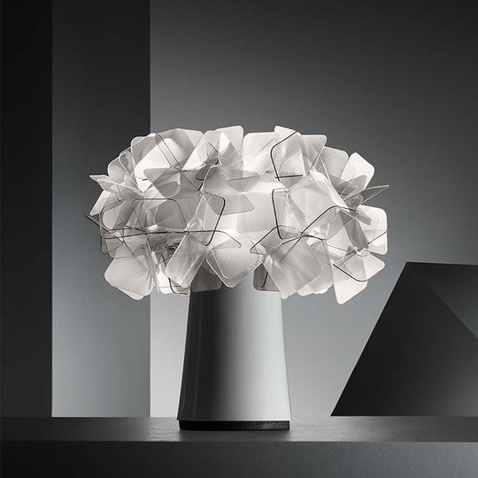 Origami Metal Flower Night Lamp: Decorative LED Accent Light for Living Room