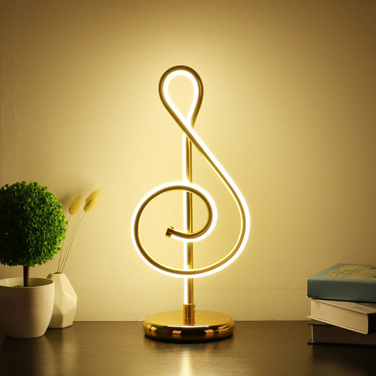 Modern Twist LED Lamp: Aluminum Night Table Light for Living Room, with Power Switch