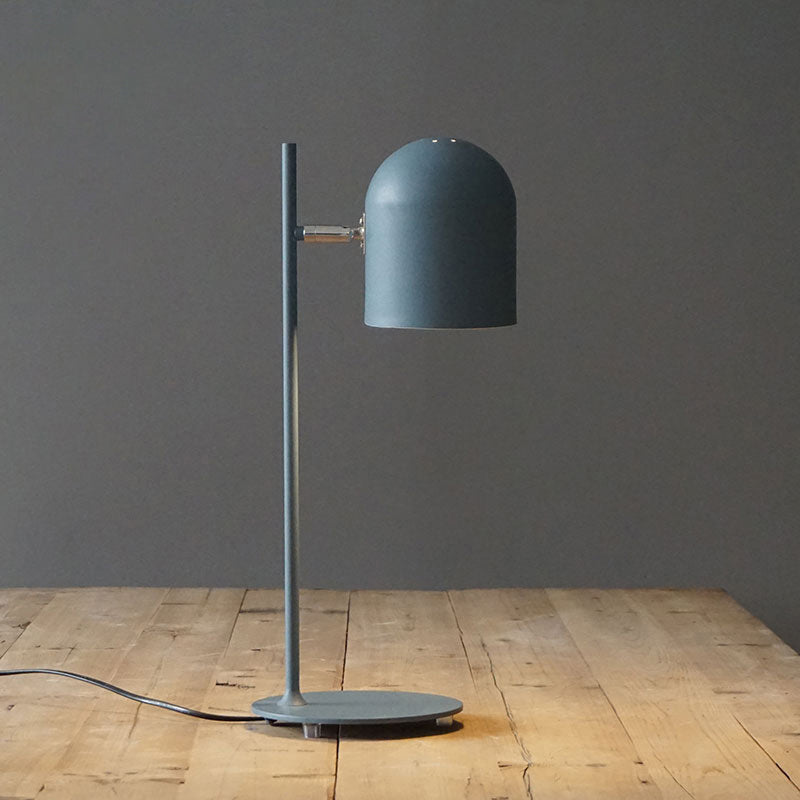 Fun Macaron Bell Nightstand Lamp for Kids' Bedroom - Metal Base, 1-Bulb Table Light