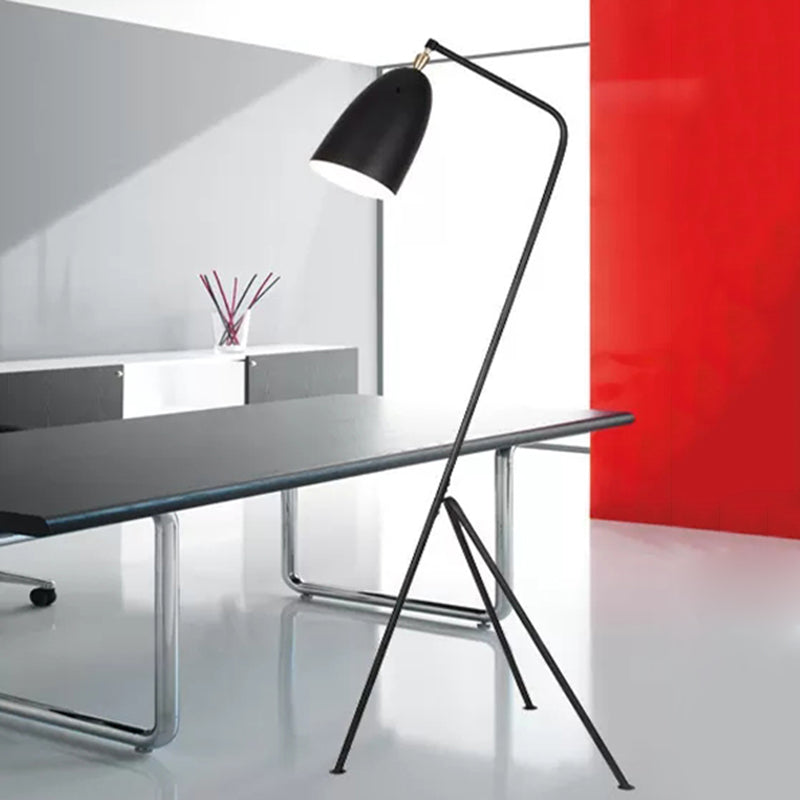 Macaron Loft Metal Floor Light with Domed Shade - One Bulb, Candy Color - Perfect for Meeting Rooms