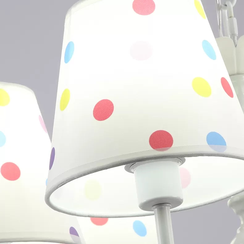 Whimsical Merry-go-round Chandelier: Cartoon Metal Hanging Light with 5 Bulbs for Game Room