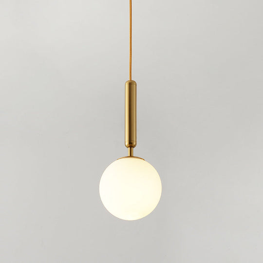 Contemporary Glass Pendant Light for Lounge