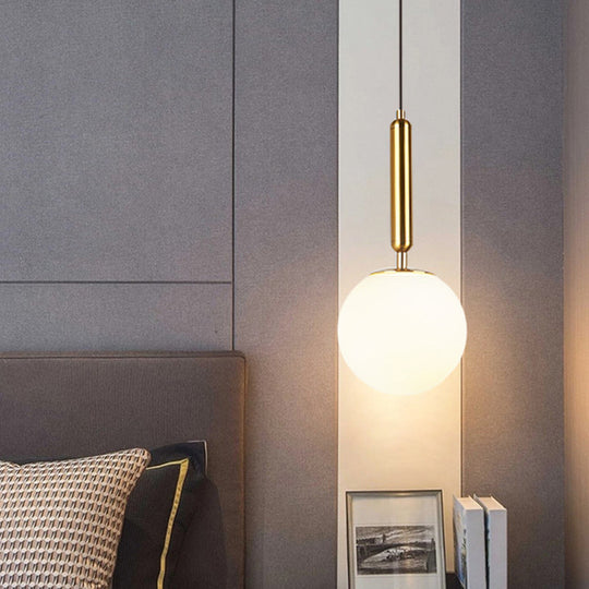 Contemporary Glass Pendant Light for Lounge