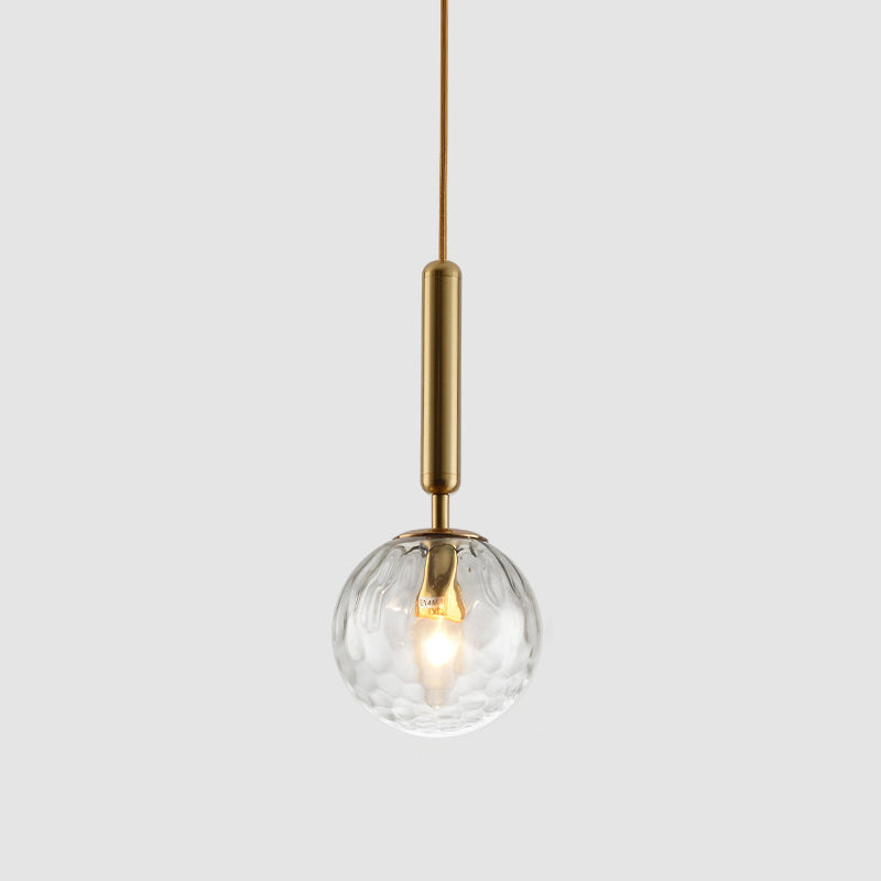 Contemporary Glass Pendant Light for Lounge