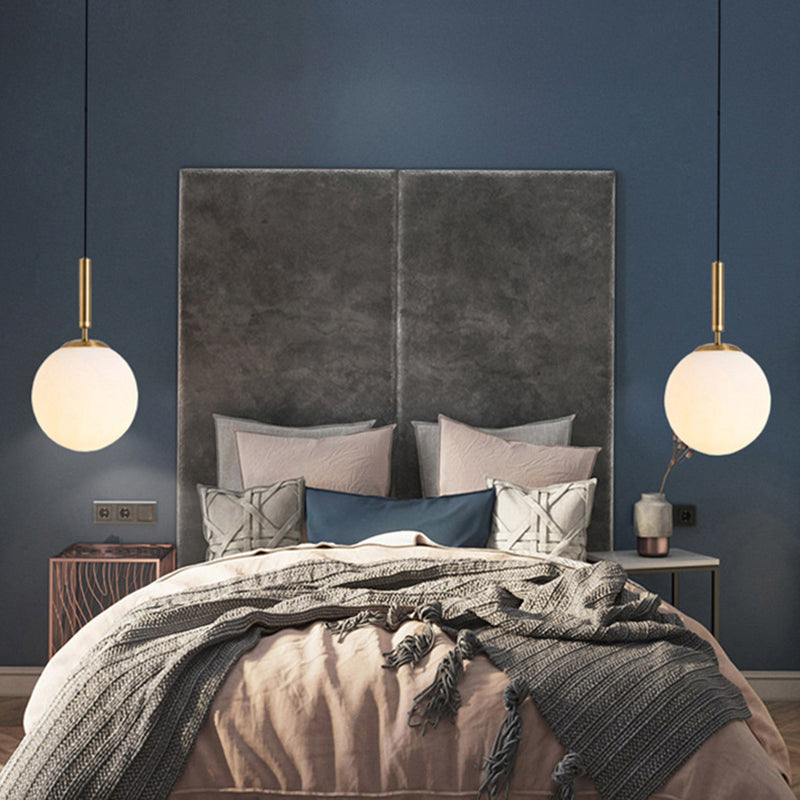 Contemporary Glass Pendant Light for Lounge