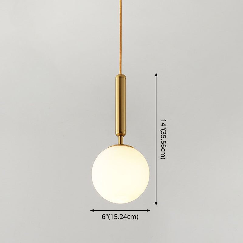 Contemporary Glass Pendant Light for Lounge