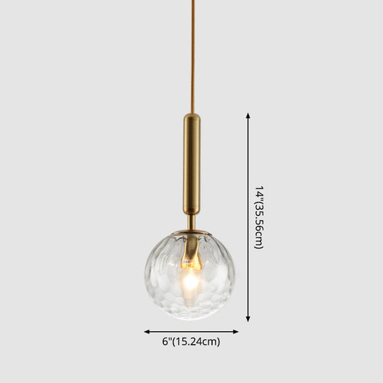 Contemporary Glass Pendant Light for Lounge