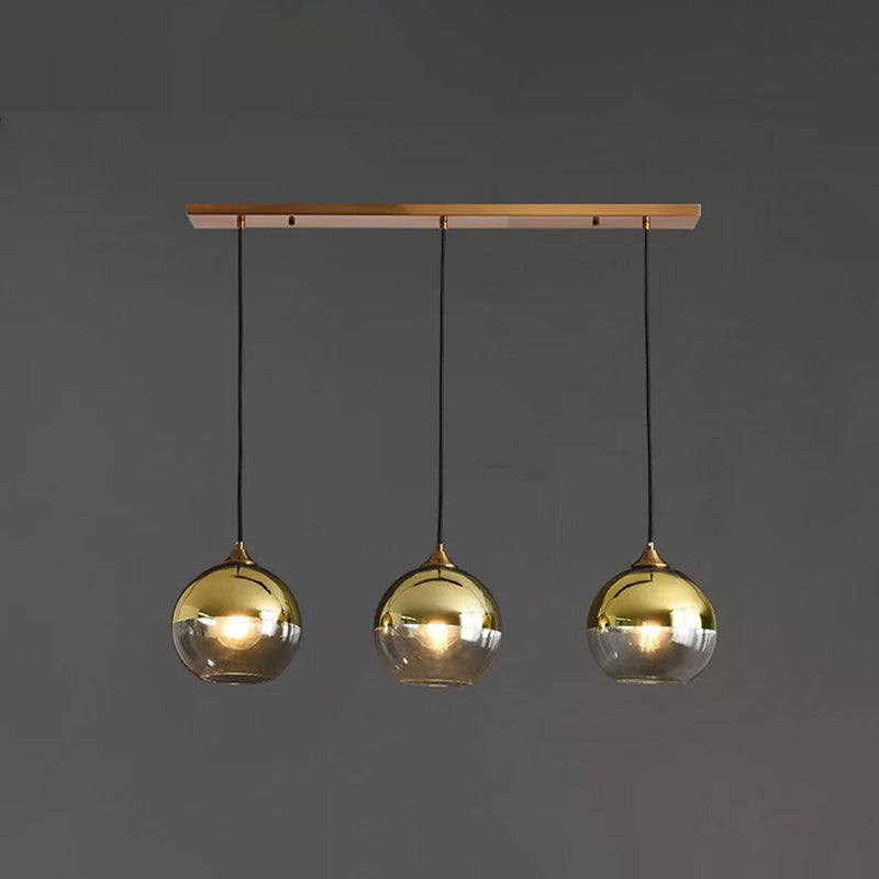 Contemporary Blown Glass Sphere Pendant Lights for Bedrooms