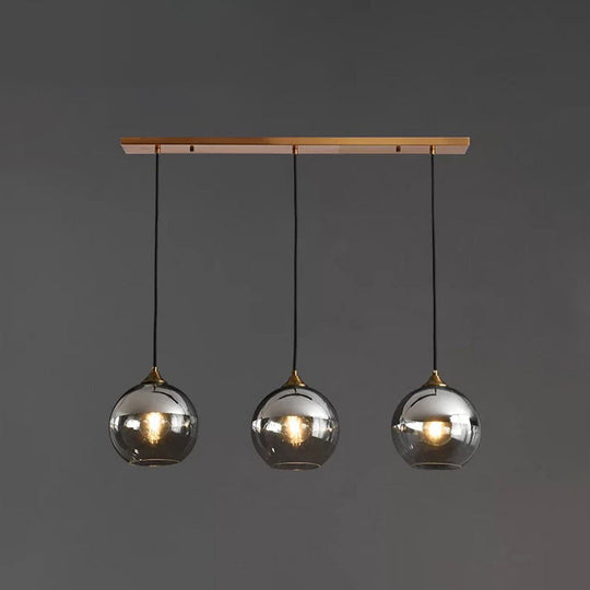 Contemporary Blown Glass Sphere Pendant Lights for Bedrooms