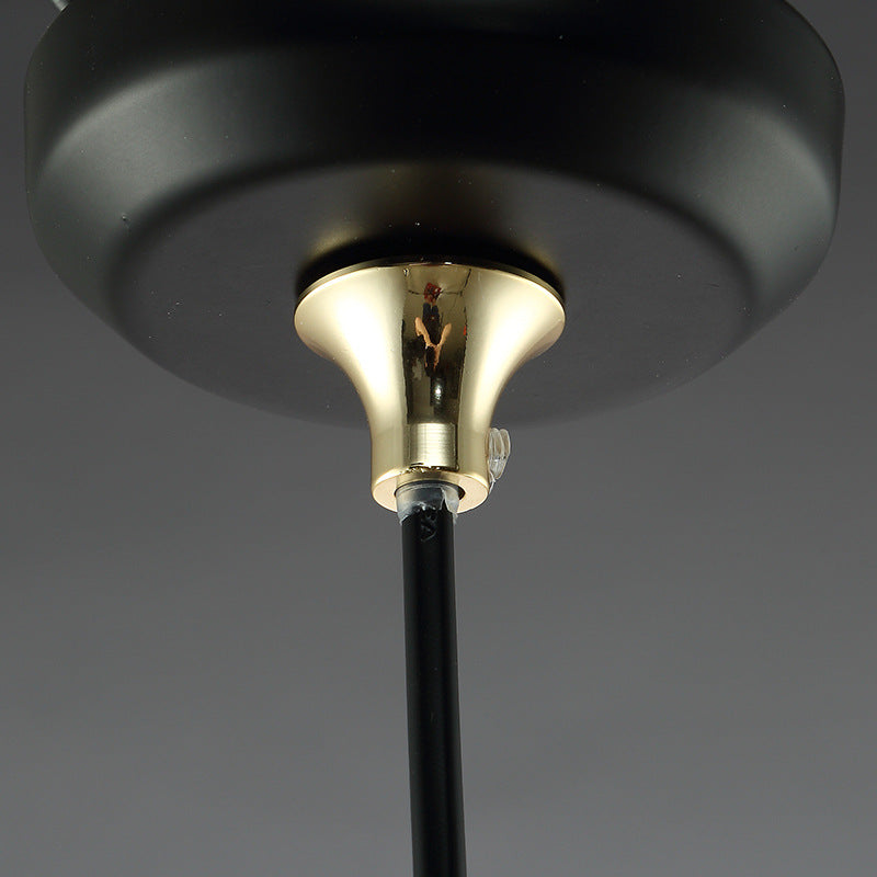 Modern Hanging Pendant Lights - Double Glass Teardrop Design - Ideal for Living Room