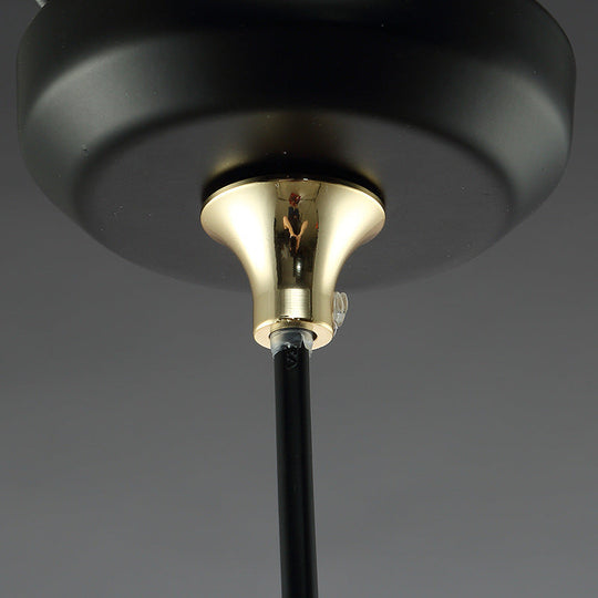 Modern Hanging Pendant Lights - Double Glass Teardrop Design - Ideal for Living Room