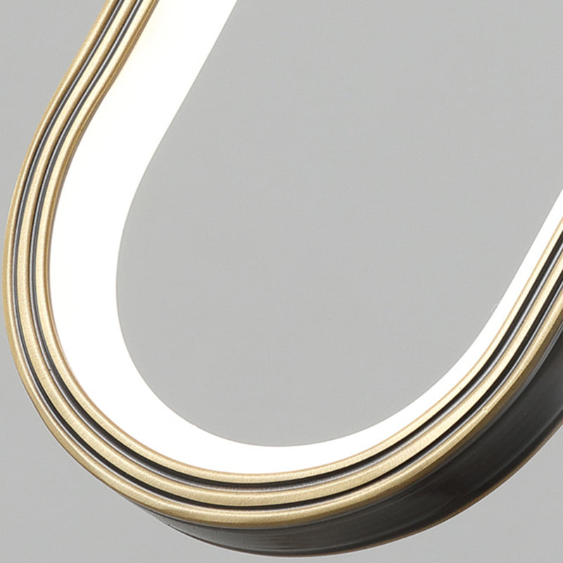 Modern Small Bronze LED Pendant Light with Creative Ceiling Design