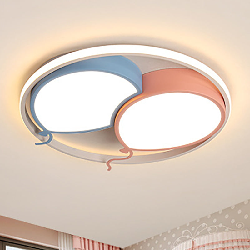 Kids Balloon Ceiling Mount Light - Acrylic LED Ceiling Lamp for Nursing Room