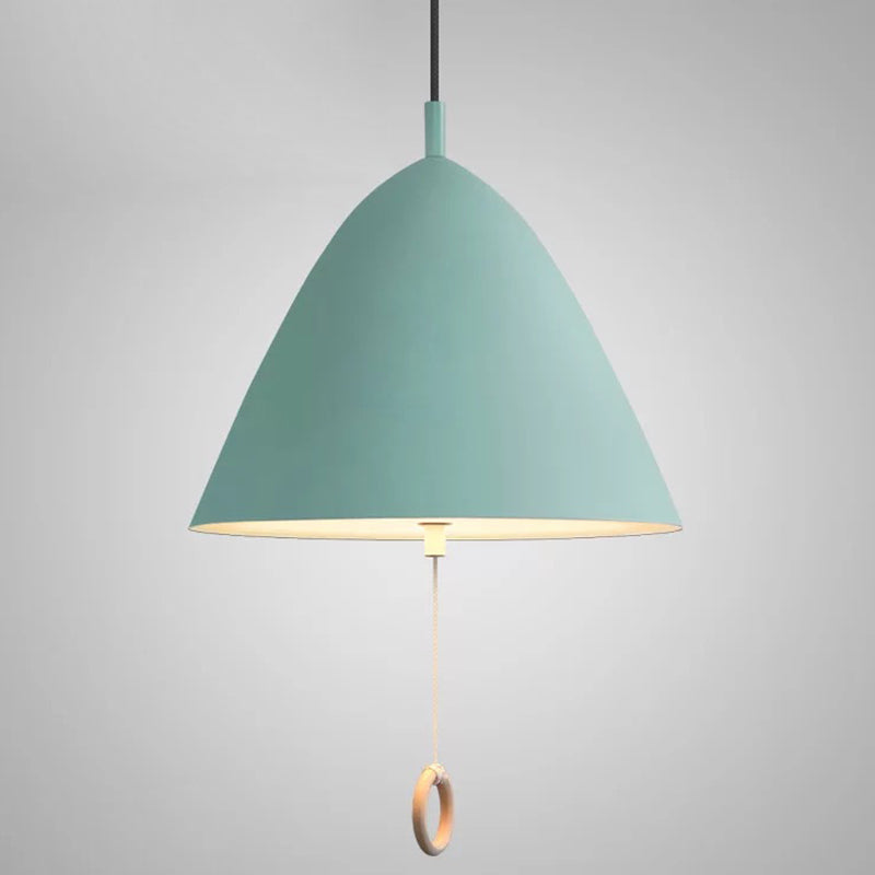 Modern Macarons Tapered Pendant Light with Metal Finish - 1-Light Pendant Lighting