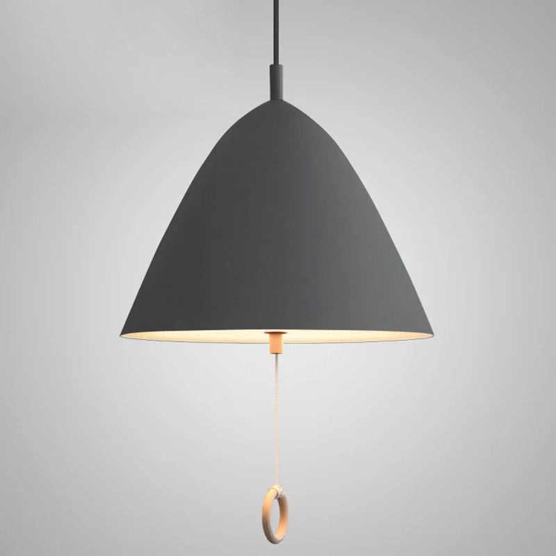 Modern Macarons Tapered Pendant Light with Metal Finish - 1-Light Pendant Lighting