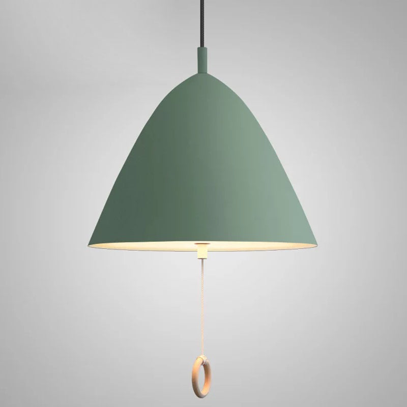 Modern Macarons Tapered Pendant Light with Metal Finish - 1-Light Pendant Lighting