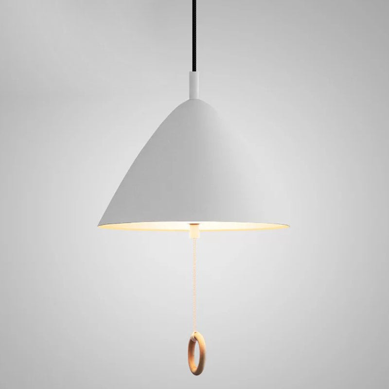 Modern Macarons Tapered Pendant Light with Metal Finish - 1-Light Pendant Lighting