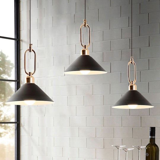 Modern Macarons Umbrella Pendant Light with Metal Ring - Stylish Metal Pendant Lighting