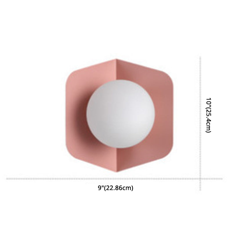 Nordic Modern Macaroon Metal LED Sconce - Stylish Indoor Decoration