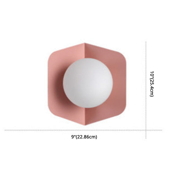 Nordic Modern Macaroon Metal LED Sconce - Stylish Indoor Decoration