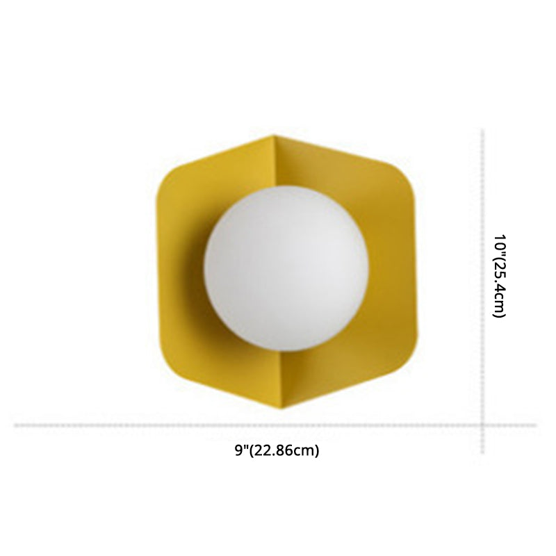 Nordic Modern Macaroon Metal LED Sconce - Stylish Indoor Decoration