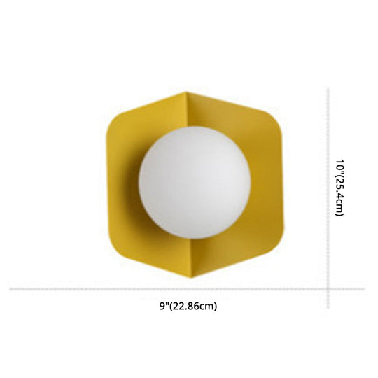 Nordic Modern Macaroon Metal LED Sconce - Stylish Indoor Decoration