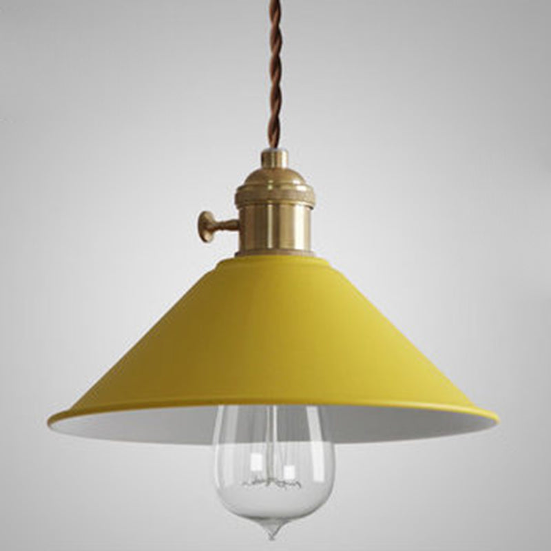 Tapered Metal Pendant Lamp for Modern Dining Room Lighting