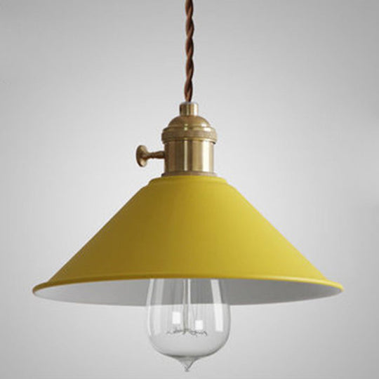 Tapered Metal Pendant Lamp for Modern Dining Room Lighting