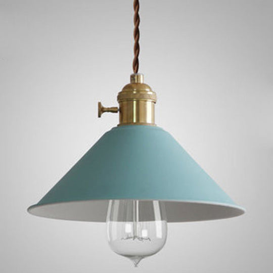 Tapered Metal Pendant Lamp for Modern Dining Room Lighting