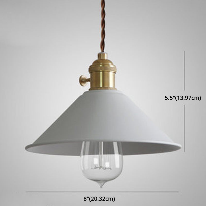 Tapered Metal Pendant Lamp for Modern Dining Room Lighting
