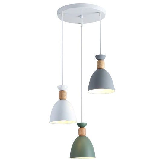 Sleek Hanging Ceiling Pendant Light with Tapered Metal Shade - Perfect for Dining Rooms